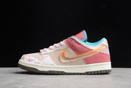 Womens Social Status x Nike Dunk Mid “Strawberry Milk” Skateboard Shoes DJ1173-600