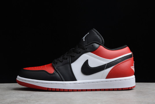 Best Selling Air Jordan 1 Low “Bred Toe” Basketball Shoes 553558-612