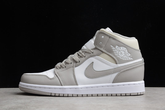 Best Selling Air Jordan 1 Mid “Linen” Basketball Sneakers 554724-082