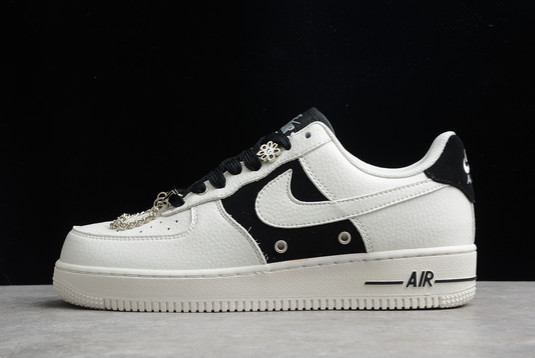 Buy Nike Air Force 1 ’07 AF1 Beige Black Metallic Silver Unisex Sneakers DD8571-013