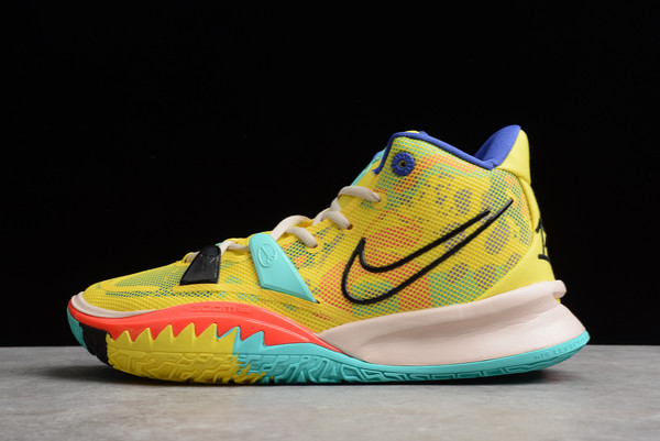 New Sale Nike Kyrie 7 EP 1 World 1 People Yellow Running Shoes CQ9327-700