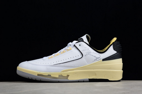 New Sale Off-White x Air Jordan 2 Low SP White Black Cream DJ4375-101