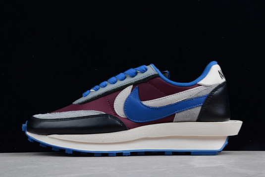 Buy Undercover x Sacai x Nike LDWaffle "Night MaroonTeam Royal" Running Shoes DJ4877-600