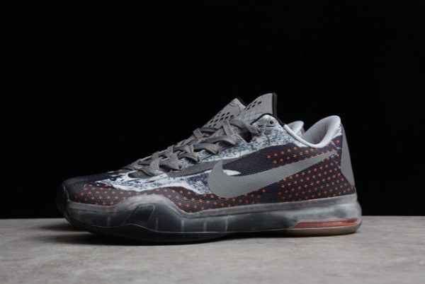 Cheap Nike Kobe 10 “Pain” Grey Men Basketball Sneakers 705317-001-4