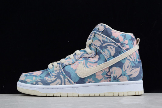 Fashion 2021 Nike SB Dunk High “Hawaii” Unisex Sneakers CZ2232-300