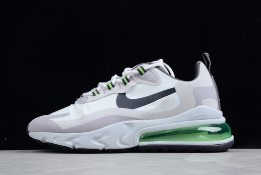 Hot Nike Air Max 270 React Summit White/Electric Green Running Shoes CI3866-100