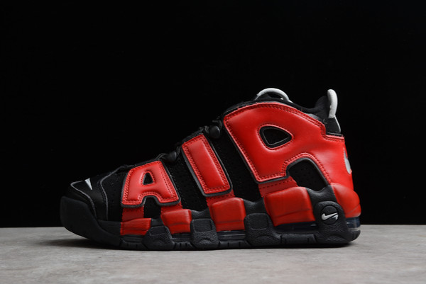 Men/Women Nike Air More Uptempo Black Navy Red Basketball Sneakers DM0017-001