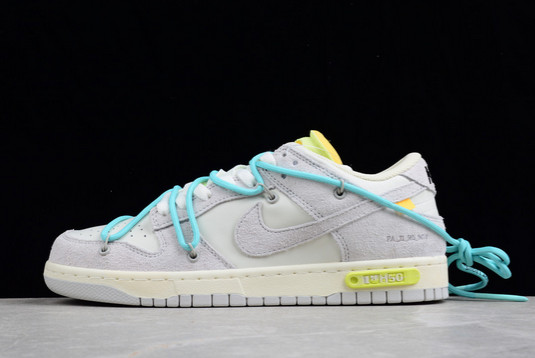 New 2021 Off-White x Nike Dunk Low Dear Summer Lot 14 of 50 DJ0950-106