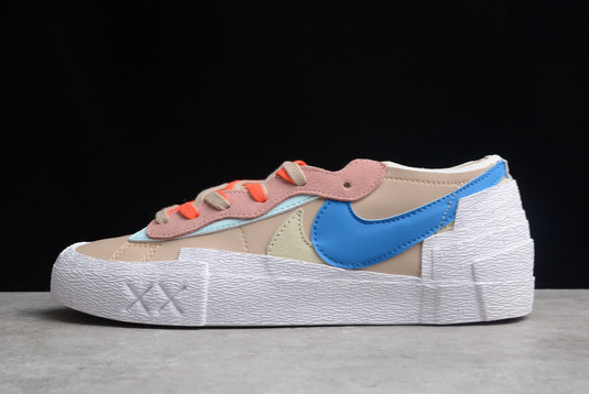 Brand New 2022 Kaws x Sacai x Nike Blazer Low Reed DM7901-100