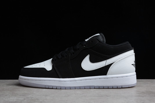 Cheap Sale Air Jordan 1 Low Black White Diamond DH6931-001