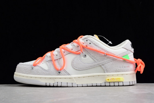 DJ0950-108 New Off-White x Nike Dunk Low Dear Summer Lot 11 Of 50 Sail/Neutral Grey