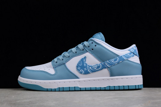 Most Popular Nike Dunk Low “Blue Paisley” Sneakers DH4401-101