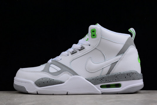 New 2022 Nike Air Flight 13 Mid White/Grey-Green Mens Size 579961-106