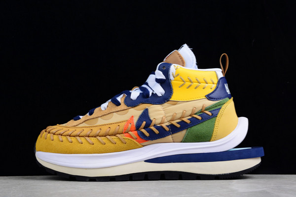 New Sale Sacai x Jean Paul Gaultier x Nike VaporWaffle Sesame Blue Void DH9186-200