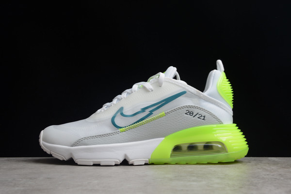 Nike Air Max 2090 White Lime Glow Casual Basketball Shoes DJ6898-100