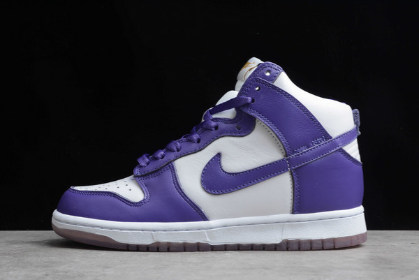 Nike Dunk High “Varsity Purple” White Girls Size Sale DC5382-100