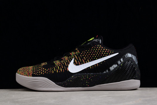 Shop Nike Kobe 9 “Masterpiece” 636602-001 Black/Metallic Silver-Volt-Bright Crimson