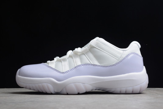 2022 Air Jordan 11 Low “Pure Violet” White Basketball Shoes AH7860-101