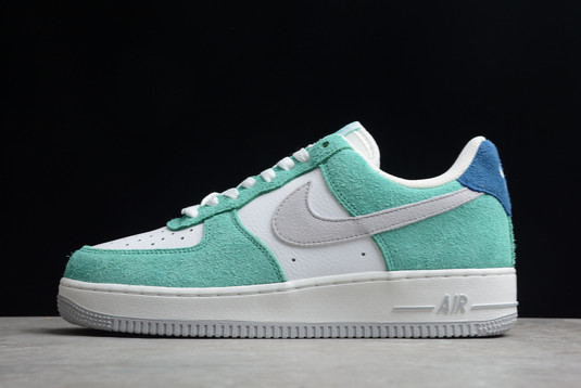 2022 Nike Air Force 1 07 Green/White-Blue Outlet Sale BQ8988-102