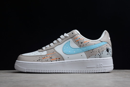 2022 Nike Air Force 1 ’07 Grey White Blue Cheap Sale DD8959-111