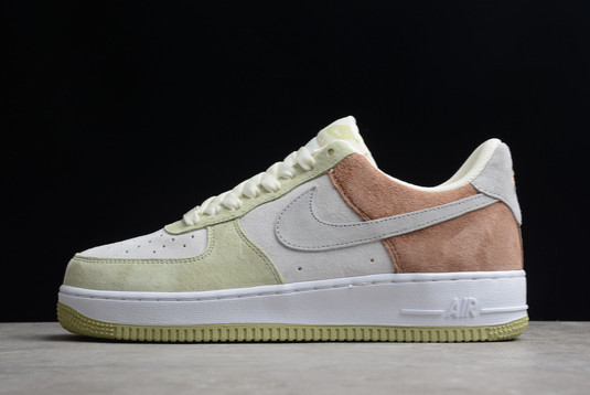 2022 Nike Air Force 1 Low DL5819-618 Grass Green/Light Gray-Light Brown-Beige