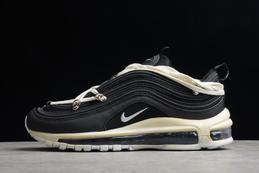 2022 Nike Air Max 97 OG Black Beige Lifestyle Shoes 921826-001