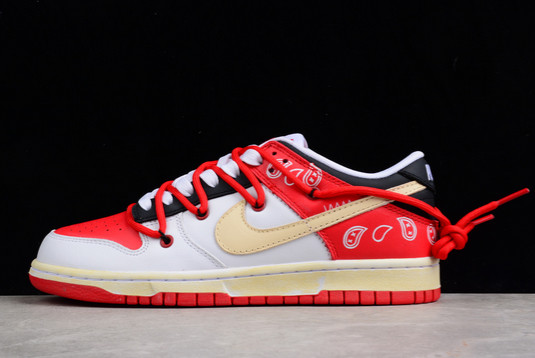 2022 Nike Dunk Low Retro University Red/White-Black For Sale DD1391-600