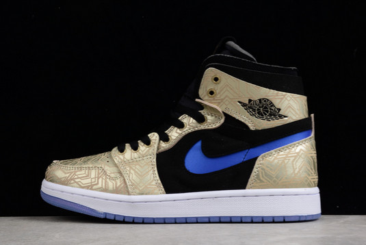 Best Selling 2022 Air Jordan 1 Zoom CMFT “Gold Laser” Sneakers DQ0659-700