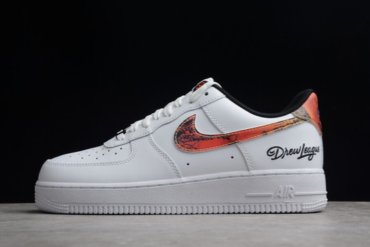 Fashion 2022 Nike Air Force 1 Low “Drew League” White DM7578-100