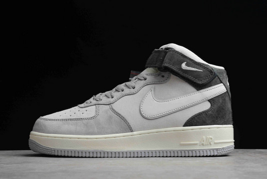 Hot Sale Nike Air Force 1 ’07 Mid DG9158-616 Rice Gray/Dark Gray-Beige