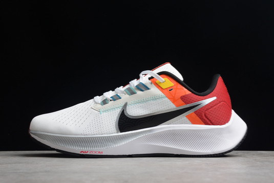 Mens Nike Air Zoom Pegasus 38 White Red Orange Black For Cheap DQ4499-101