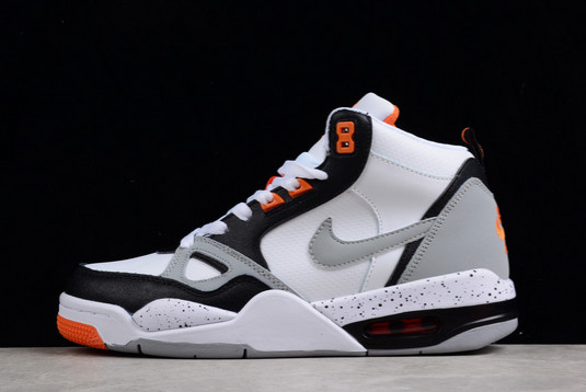 Nike Air Flight 13 Mid White/Black-Grey-Orange Mens Shoes 579961-105