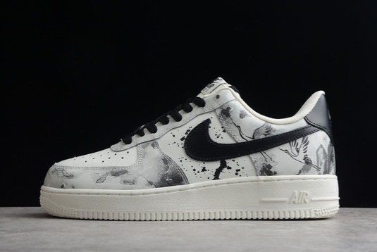 2022 Nike Air Force 1 ’07 Low SU19 Beige Black On Sale BL1522-089