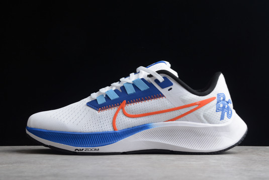 2022 Nike Air Zoom Pegasus 38 White/Game Royal-Orange DQ8575-100