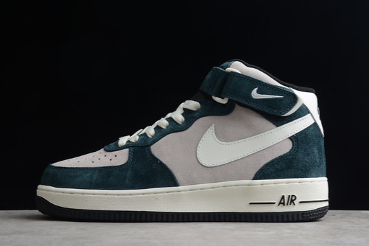 Best Price Nike Air Force 1 07 Mid Dark Green/Grey-Beige DE6933-865