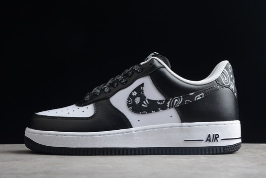 Beloved 2022 Nike Air Force 1 07 Low Paisley Black White XM6389-316