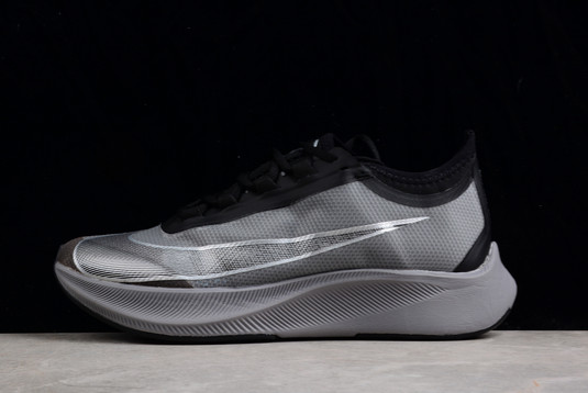 Cheap Sale Nike Air Zoom Fly 3 “Thunder Grey” Black Pumice AT8240-001