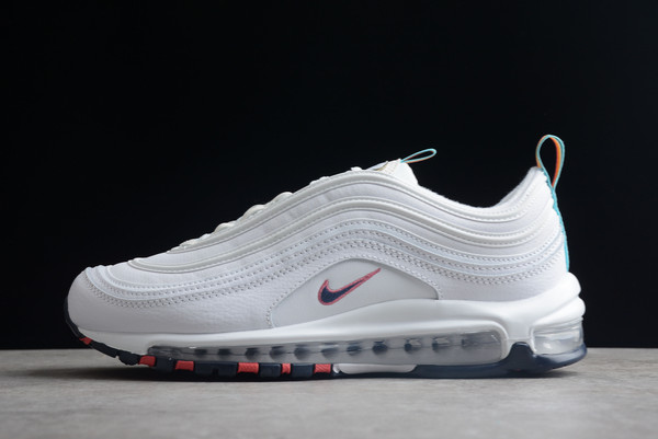 Cheap Sale Nike Air Max 97 White Multicolor Lifestyle Shoes DH1592-100