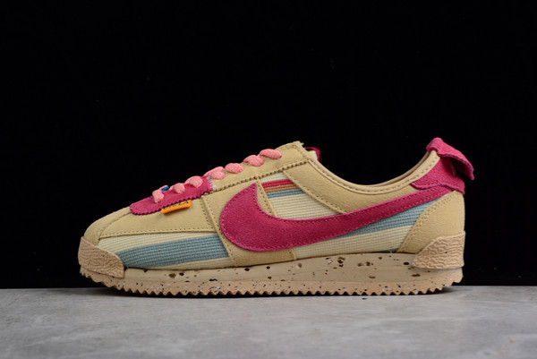 2022 Release Union x Nike Cortez Beige Tan Pink Outlet DR1413-200