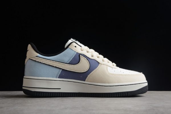 315122-663 Nike Air Force 1 ’07 Beige White Blue Purple Hot Sale-1