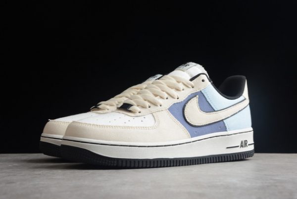 315122-663 Nike Air Force 1 ’07 Beige White Blue Purple Hot Sale-2