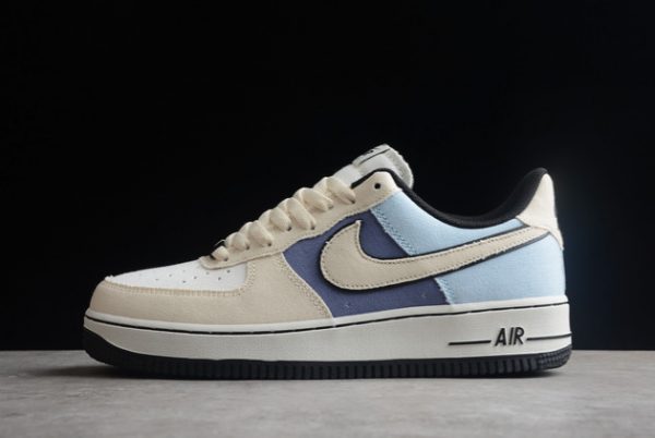 315122-663 Nike Air Force 1 ’07 Beige White Blue Purple Hot Sale