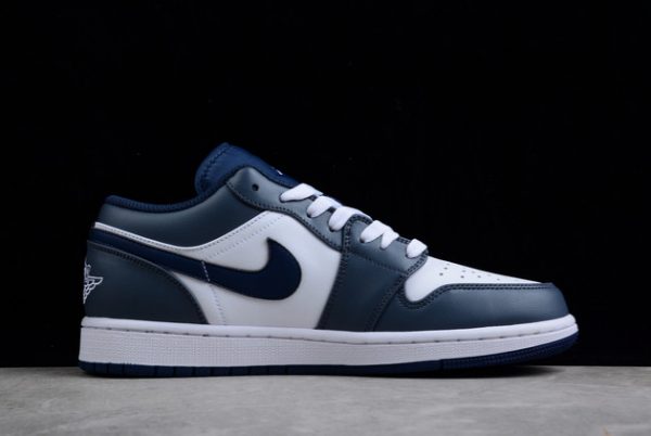 Best Selling 2022 Air Jordan 1 Low Ashen Slate White Blue 553558-414-1