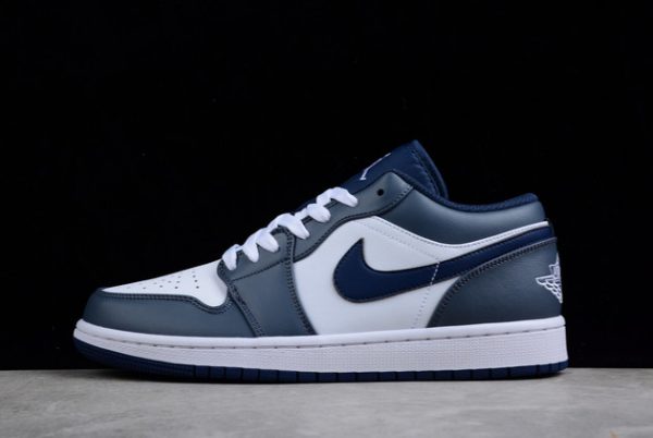 Best Selling 2022 Air Jordan 1 Low Ashen Slate White Blue 553558-414