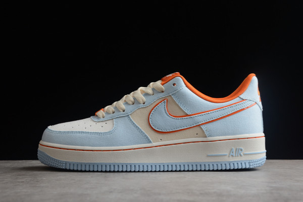 Cheap Sale Nike Air Force 1 Low Blue Orange White 315122-662