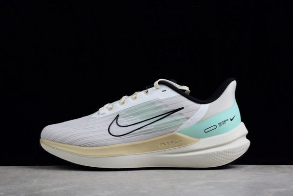 DV9121-011 Nike Air Zoom Winflo 9 Light Grey/Beige-Light Green For Sale