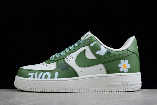 Fashion 2022 Nike Air Force 1 ’07 Low Volt Green/White CW2288-662