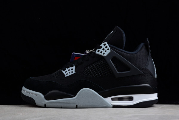 Hot Sale 2022 Air Jordan 4 “Black Canvas” Basketball Shoes DH7138-006