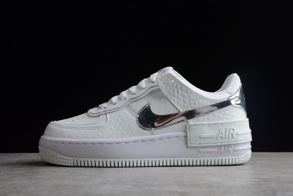 Hot Sale 2022 Nike Air Force 1 Shadow White/Metallic Silver DQ0837-100