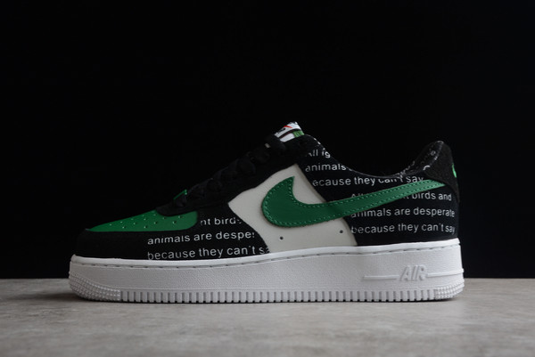 Hot Sale Nike Air Force 1 Low Black Green White CZ0339-001